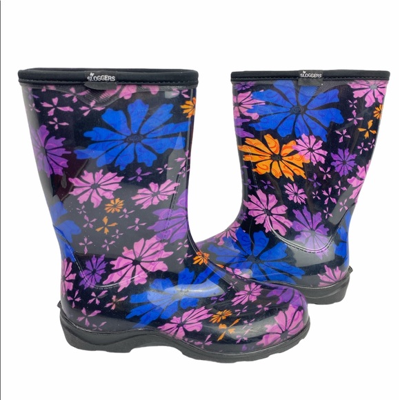 Sloggers Rain Boots Waterproof Garden Women's Sz 6 - Picture 1 of 7